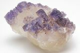Purple Cubic Fluorite w/ Second Generation Growth - Cave-In-Rock #208827-1